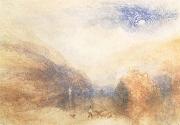 J.M.W. Turner The Lauerzersee with on Mythens oil painting